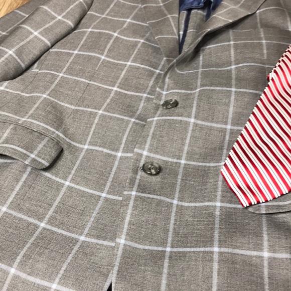 Robert Talbott Classic Fit Two Button Suit Jacket